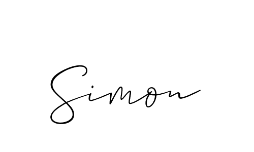 You should practise on your own different ways (Allison_Script) to write your name (Simon) in signature. don't let someone else do it for you. Simon signature style 2 images and pictures png