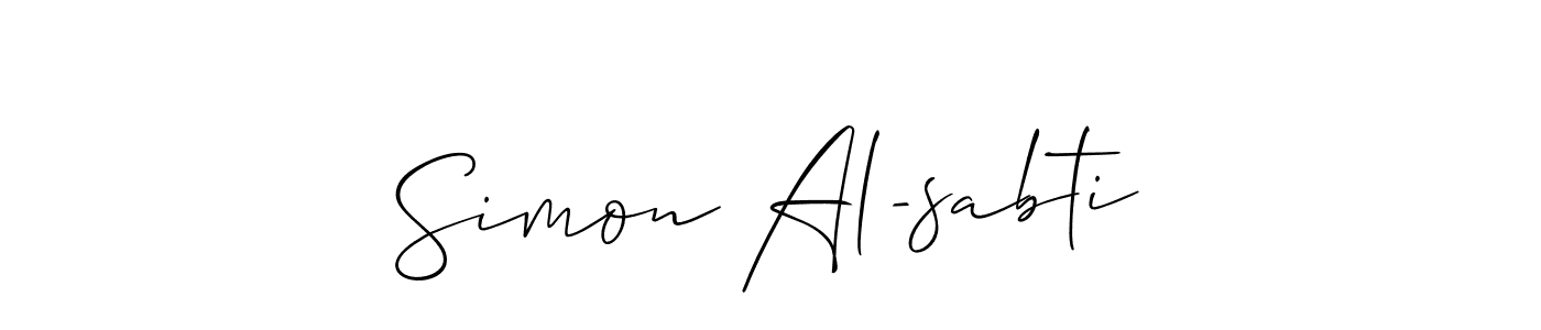 Make a beautiful signature design for name Simon Al-sabti. Use this online signature maker to create a handwritten signature for free. Simon Al-sabti signature style 2 images and pictures png