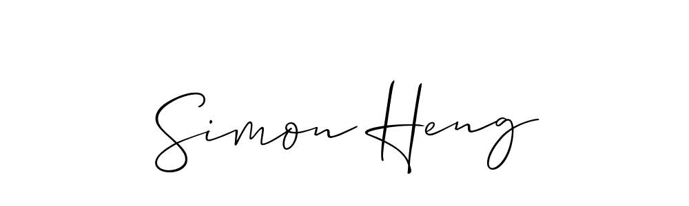 This is the best signature style for the Simon Heng name. Also you like these signature font (Allison_Script). Mix name signature. Simon Heng signature style 2 images and pictures png