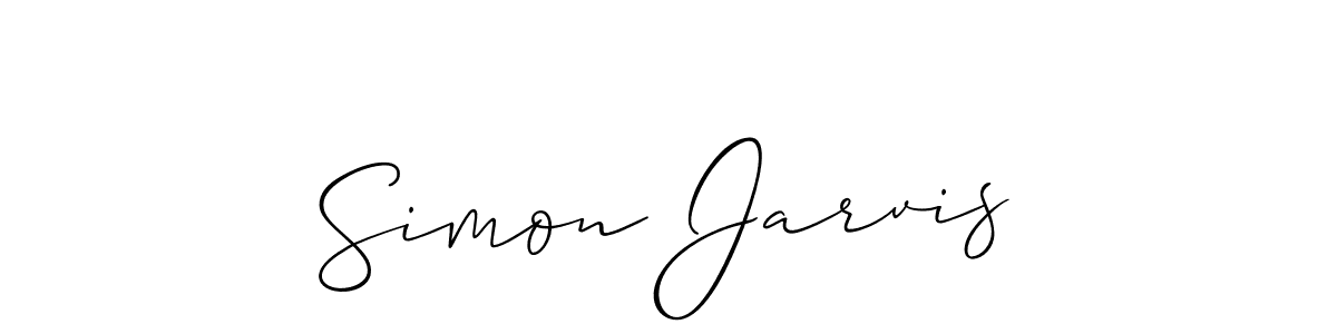 if you are searching for the best signature style for your name Simon Jarvis. so please give up your signature search. here we have designed multiple signature styles  using Allison_Script. Simon Jarvis signature style 2 images and pictures png