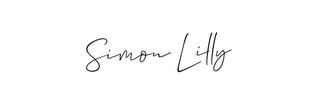 Best and Professional Signature Style for Simon Lilly. Allison_Script Best Signature Style Collection. Simon Lilly signature style 2 images and pictures png
