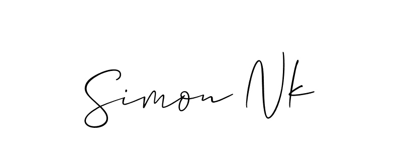 See photos of Simon Nk official signature by Spectra . Check more albums & portfolios. Read reviews & check more about Allison_Script font. Simon Nk signature style 2 images and pictures png