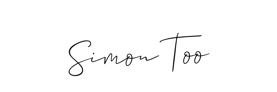 This is the best signature style for the Simon Too name. Also you like these signature font (Allison_Script). Mix name signature. Simon Too signature style 2 images and pictures png
