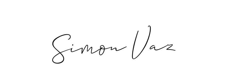 Make a beautiful signature design for name Simon Vaz. Use this online signature maker to create a handwritten signature for free. Simon Vaz signature style 2 images and pictures png