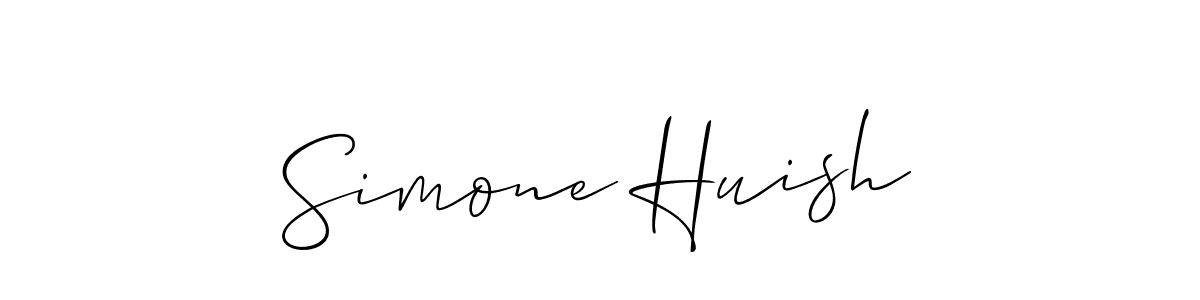if you are searching for the best signature style for your name Simone Huish. so please give up your signature search. here we have designed multiple signature styles  using Allison_Script. Simone Huish signature style 2 images and pictures png