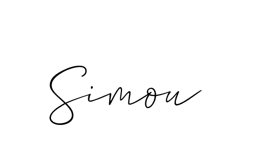 Also You can easily find your signature by using the search form. We will create Simou name handwritten signature images for you free of cost using Allison_Script sign style. Simou signature style 2 images and pictures png