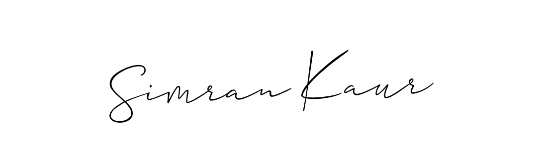 Make a beautiful signature design for name Simran Kaur. Use this online signature maker to create a handwritten signature for free. Simran Kaur signature style 2 images and pictures png