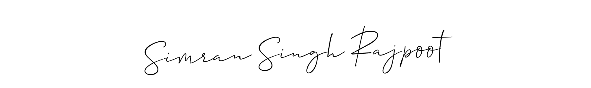 Make a beautiful signature design for name Simran Singh Rajpoot. Use this online signature maker to create a handwritten signature for free. Simran Singh Rajpoot signature style 2 images and pictures png
