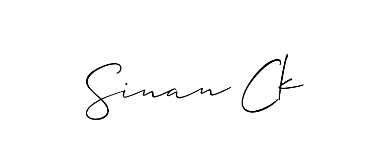 This is the best signature style for the Sinan Ck name. Also you like these signature font (Allison_Script). Mix name signature. Sinan Ck signature style 2 images and pictures png