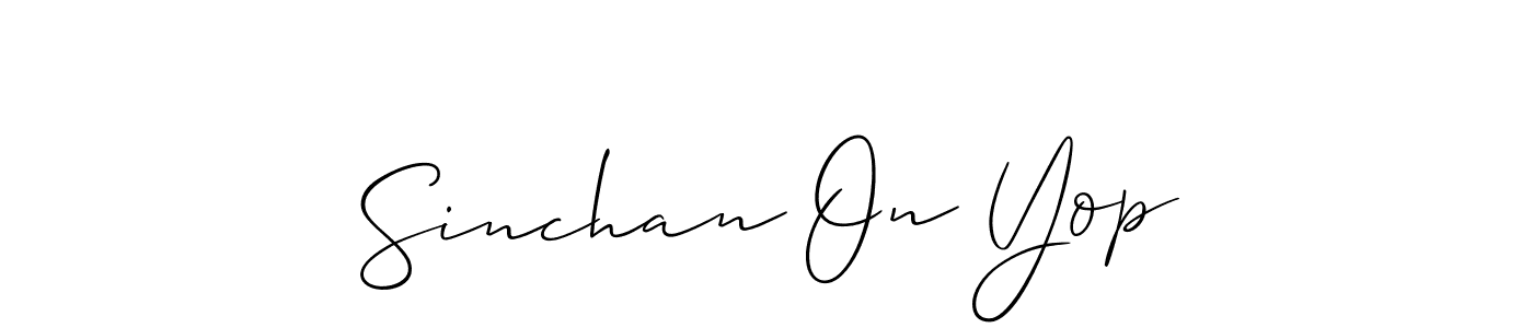 You can use this online signature creator to create a handwritten signature for the name Sinchan On Yop. This is the best online autograph maker. Sinchan On Yop signature style 2 images and pictures png