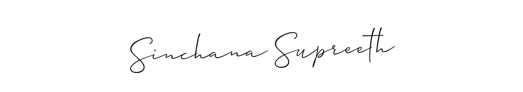 See photos of Sinchana Supreeth official signature by Spectra . Check more albums & portfolios. Read reviews & check more about Allison_Script font. Sinchana Supreeth signature style 2 images and pictures png