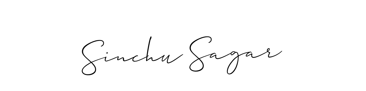 Also You can easily find your signature by using the search form. We will create Sinchu Sagar name handwritten signature images for you free of cost using Allison_Script sign style. Sinchu Sagar signature style 2 images and pictures png