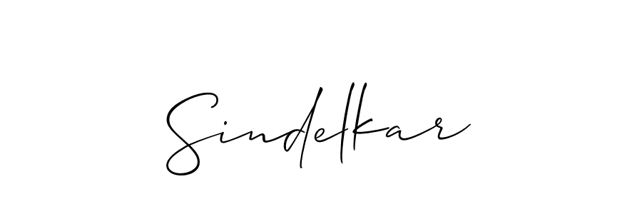 You should practise on your own different ways (Allison_Script) to write your name (Sindelkar) in signature. don't let someone else do it for you. Sindelkar signature style 2 images and pictures png