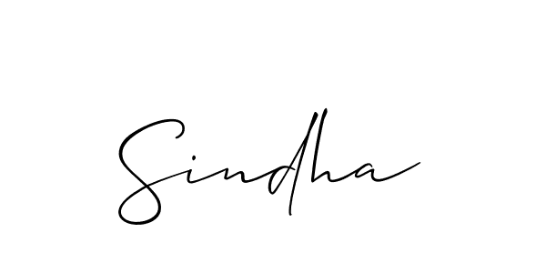Sindha stylish signature style. Best Handwritten Sign (Allison_Script) for my name. Handwritten Signature Collection Ideas for my name Sindha. Sindha signature style 2 images and pictures png