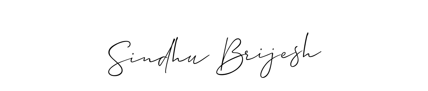 Once you've used our free online signature maker to create your best signature Allison_Script style, it's time to enjoy all of the benefits that Sindhu Brijesh name signing documents. Sindhu Brijesh signature style 2 images and pictures png