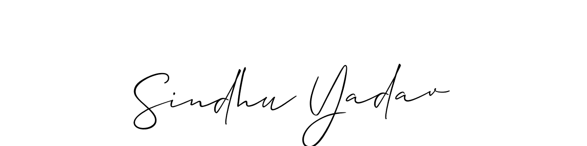 How to Draw Sindhu Yadav signature style? Allison_Script is a latest design signature styles for name Sindhu Yadav. Sindhu Yadav signature style 2 images and pictures png