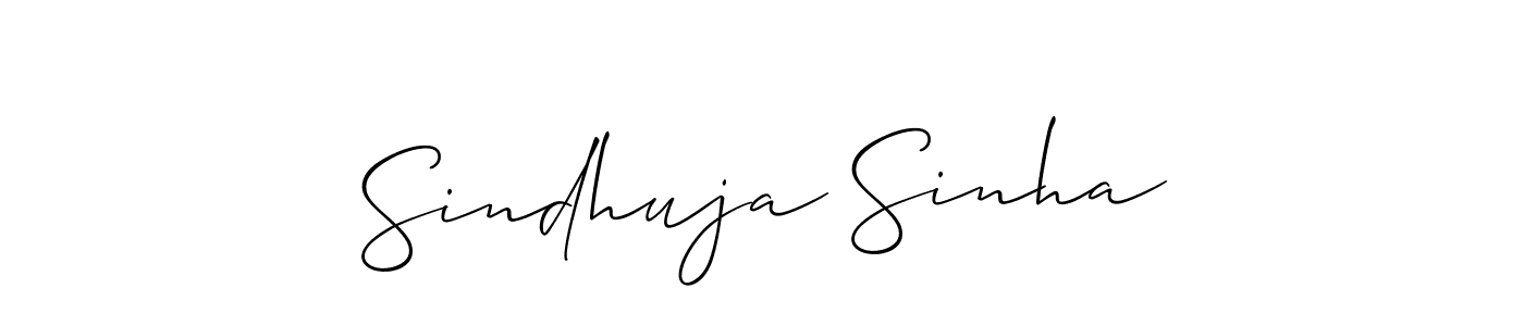 Once you've used our free online signature maker to create your best signature Allison_Script style, it's time to enjoy all of the benefits that Sindhuja Sinha name signing documents. Sindhuja Sinha signature style 2 images and pictures png