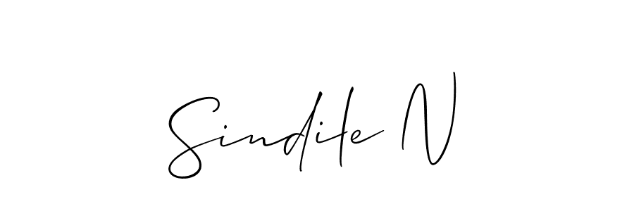 Once you've used our free online signature maker to create your best signature Allison_Script style, it's time to enjoy all of the benefits that Sindile N name signing documents. Sindile N signature style 2 images and pictures png