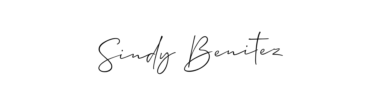Also You can easily find your signature by using the search form. We will create Sindy Benitez name handwritten signature images for you free of cost using Allison_Script sign style. Sindy Benitez signature style 2 images and pictures png