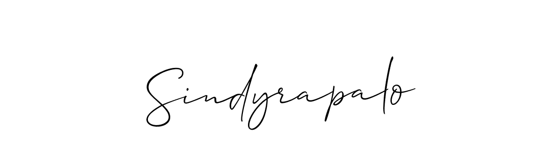if you are searching for the best signature style for your name Sindyrapalo. so please give up your signature search. here we have designed multiple signature styles  using Allison_Script. Sindyrapalo signature style 2 images and pictures png