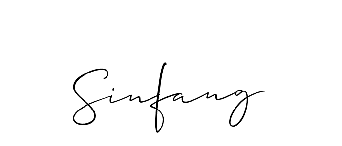 if you are searching for the best signature style for your name Sinfang. so please give up your signature search. here we have designed multiple signature styles  using Allison_Script. Sinfang signature style 2 images and pictures png