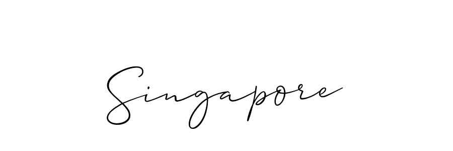 Make a short Singapore signature style. Manage your documents anywhere anytime using Allison_Script. Create and add eSignatures, submit forms, share and send files easily. Singapore signature style 2 images and pictures png