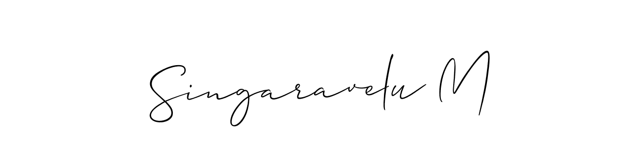 Here are the top 10 professional signature styles for the name Singaravelu M. These are the best autograph styles you can use for your name. Singaravelu M signature style 2 images and pictures png