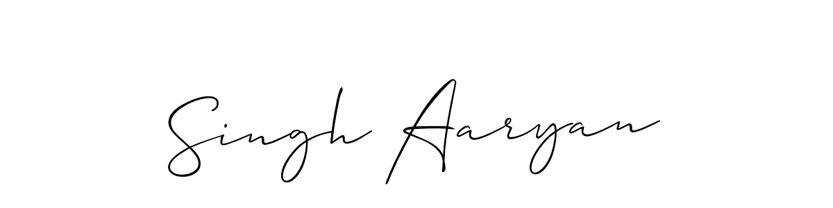 if you are searching for the best signature style for your name Singh Aaryan. so please give up your signature search. here we have designed multiple signature styles  using Allison_Script. Singh Aaryan signature style 2 images and pictures png