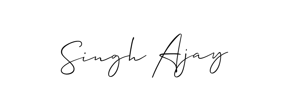 Best and Professional Signature Style for Singh Ajay. Allison_Script Best Signature Style Collection. Singh Ajay signature style 2 images and pictures png