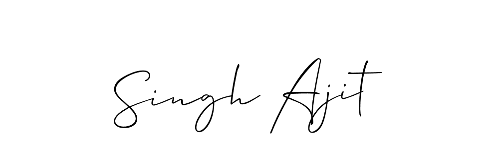 It looks lik you need a new signature style for name Singh Ajit. Design unique handwritten (Allison_Script) signature with our free signature maker in just a few clicks. Singh Ajit signature style 2 images and pictures png