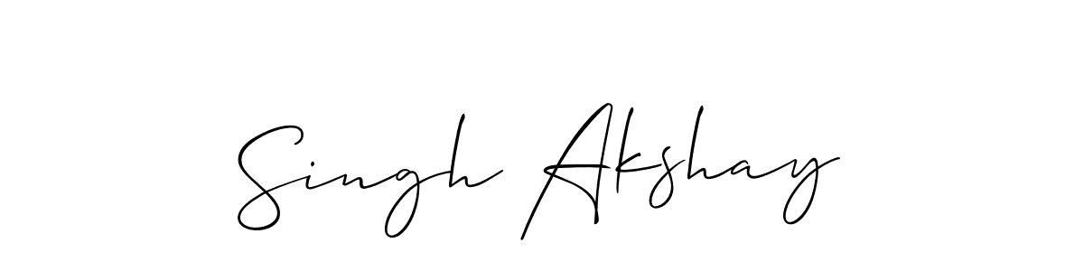 How to Draw Singh Akshay signature style? Allison_Script is a latest design signature styles for name Singh Akshay. Singh Akshay signature style 2 images and pictures png