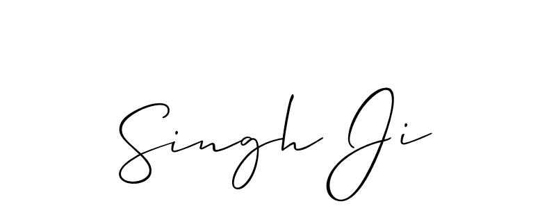 Also You can easily find your signature by using the search form. We will create Singh Ji name handwritten signature images for you free of cost using Allison_Script sign style. Singh Ji signature style 2 images and pictures png