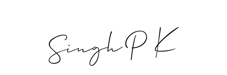Once you've used our free online signature maker to create your best signature Allison_Script style, it's time to enjoy all of the benefits that Singh P K name signing documents. Singh P K signature style 2 images and pictures png