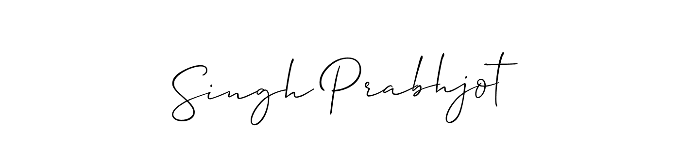 Make a beautiful signature design for name Singh Prabhjot. With this signature (Allison_Script) style, you can create a handwritten signature for free. Singh Prabhjot signature style 2 images and pictures png