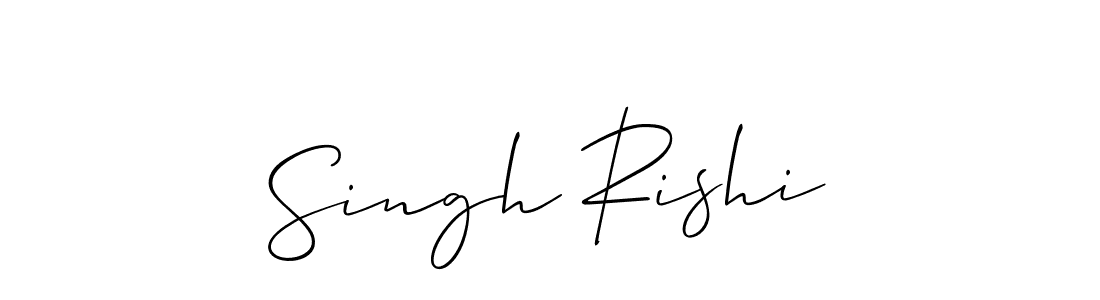 The best way (Allison_Script) to make a short signature is to pick only two or three words in your name. The name Singh Rishi include a total of six letters. For converting this name. Singh Rishi signature style 2 images and pictures png