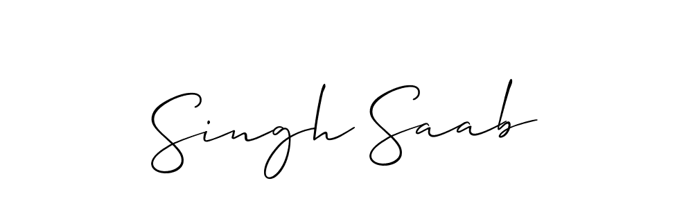 Similarly Allison_Script is the best handwritten signature design. Signature creator online .You can use it as an online autograph creator for name Singh Saab. Singh Saab signature style 2 images and pictures png