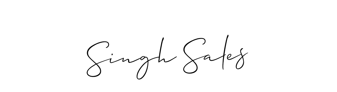 Once you've used our free online signature maker to create your best signature Allison_Script style, it's time to enjoy all of the benefits that Singh Sales name signing documents. Singh Sales signature style 2 images and pictures png