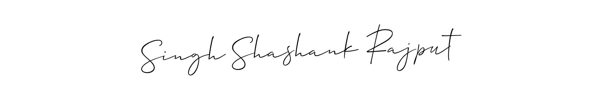 Also You can easily find your signature by using the search form. We will create Singh Shashank Rajput name handwritten signature images for you free of cost using Allison_Script sign style. Singh Shashank Rajput signature style 2 images and pictures png