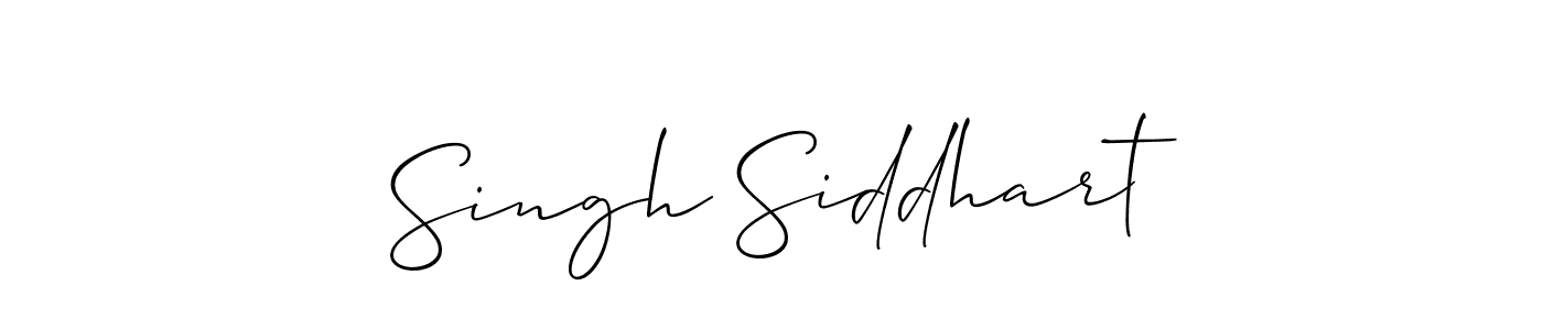 Similarly Allison_Script is the best handwritten signature design. Signature creator online .You can use it as an online autograph creator for name Singh Siddhart. Singh Siddhart signature style 2 images and pictures png