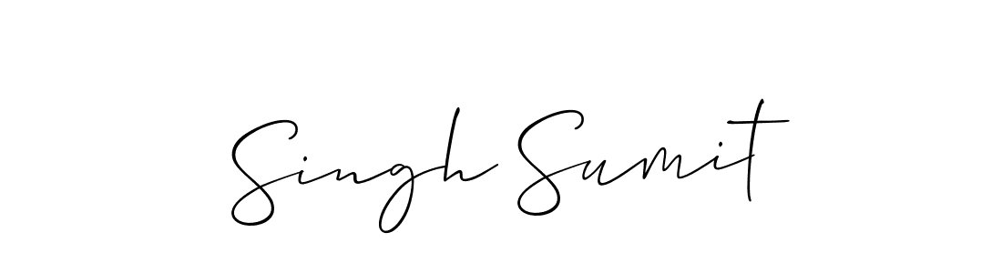 Best and Professional Signature Style for Singh Sumit. Allison_Script Best Signature Style Collection. Singh Sumit signature style 2 images and pictures png