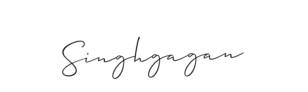 Also we have Singhgagan name is the best signature style. Create professional handwritten signature collection using Allison_Script autograph style. Singhgagan signature style 2 images and pictures png