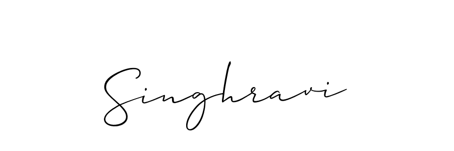 How to Draw Singhravi signature style? Allison_Script is a latest design signature styles for name Singhravi. Singhravi signature style 2 images and pictures png