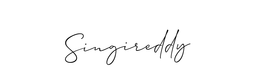 This is the best signature style for the Singireddy name. Also you like these signature font (Allison_Script). Mix name signature. Singireddy signature style 2 images and pictures png