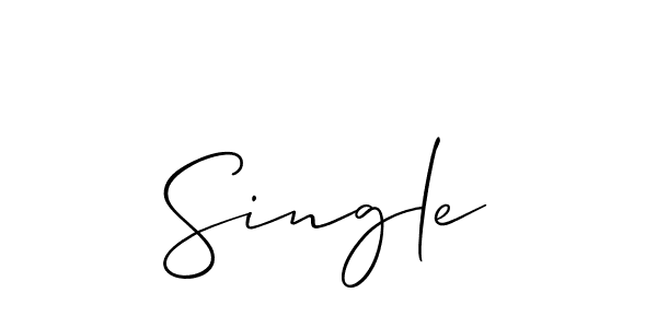 Allison_Script is a professional signature style that is perfect for those who want to add a touch of class to their signature. It is also a great choice for those who want to make their signature more unique. Get Single name to fancy signature for free. Single signature style 2 images and pictures png