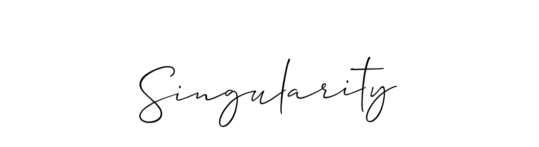 Make a beautiful signature design for name Singularity. With this signature (Allison_Script) style, you can create a handwritten signature for free. Singularity signature style 2 images and pictures png