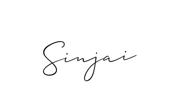 How to make Sinjai name signature. Use Allison_Script style for creating short signs online. This is the latest handwritten sign. Sinjai signature style 2 images and pictures png