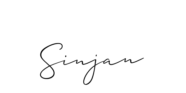 Make a beautiful signature design for name Sinjan. Use this online signature maker to create a handwritten signature for free. Sinjan signature style 2 images and pictures png