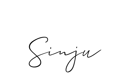 Once you've used our free online signature maker to create your best signature Allison_Script style, it's time to enjoy all of the benefits that Sinju name signing documents. Sinju signature style 2 images and pictures png