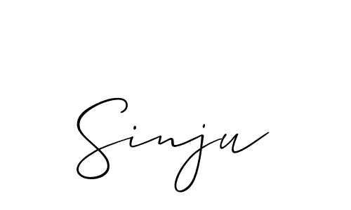 It looks lik you need a new signature style for name Sinju. Design unique handwritten (Allison_Script) signature with our free signature maker in just a few clicks. Sinju signature style 2 images and pictures png