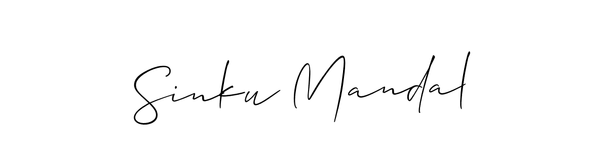 Make a beautiful signature design for name Sinku Mandal. Use this online signature maker to create a handwritten signature for free. Sinku Mandal signature style 2 images and pictures png